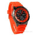 Rubber Jelly Gel Quartz Analog Sports Wrist Watch